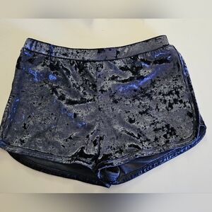 Bear Dance Crushed Velour Shorts